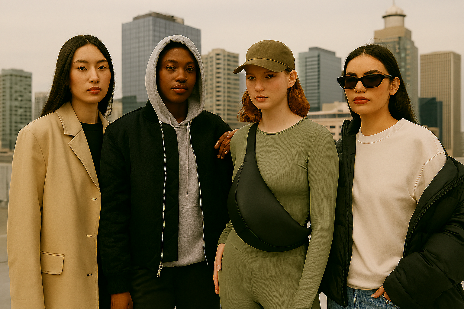 Mechanical Print Waist Bag: A Fashion Utility for the Future